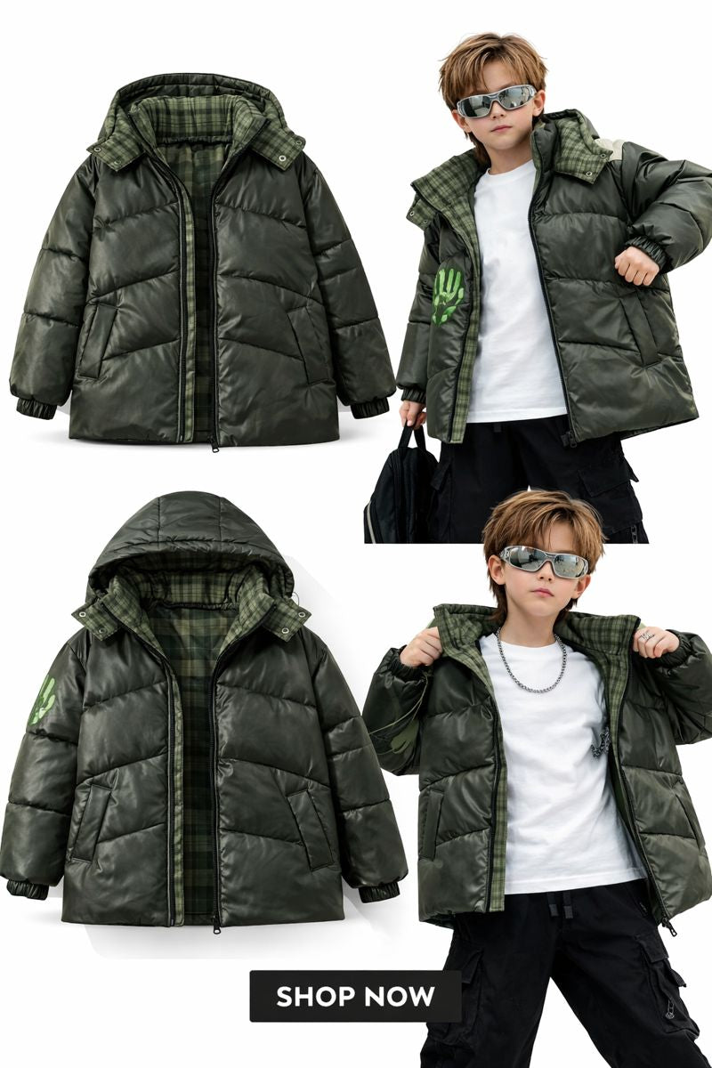 SHFLABX Kids Reactive Shell Jacket｜Water & Heat Color-Changing Windbreaker
