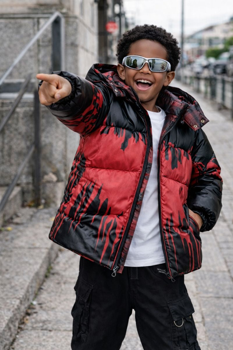 SHFLABX Kids Reactive Shell Jacket｜Water & Heat Color-Changing Windbreaker